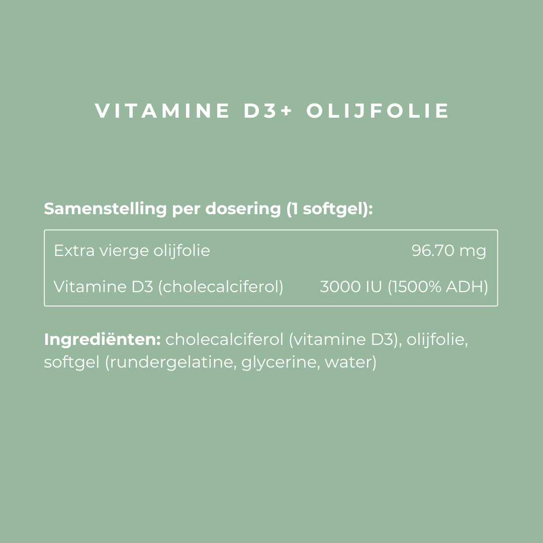 Vitamine D3 + Olijfolie