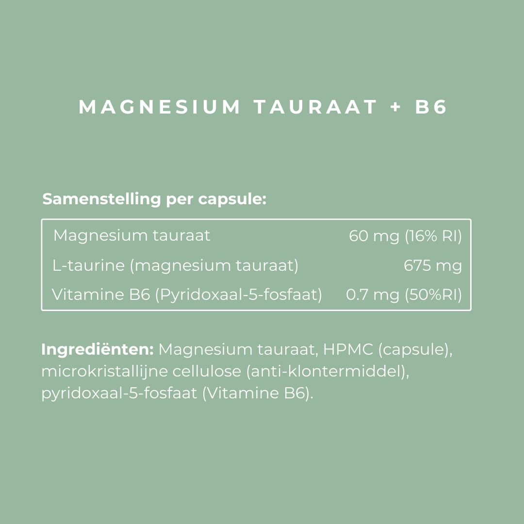 Magnesium Tauraat + B6